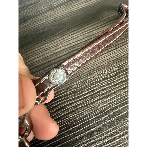 Dooney & Bourke Shielded DB Canvas & Leather Wristlet - Picture 6 of 6